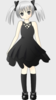 Anime Girl With Silver Hair Clip Art